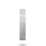 EXT PLATE 10MM RADIUS CNR - PLAIN PLATE ONLY STAINLESS STEEL