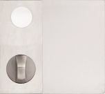 DETENTION PLATE CONCEALED FIX - CYLINDER WITH KNOB 21 LH STAINLESS STEEL