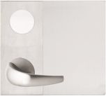 DETENTION PLATE CONCEALED FIX - CYLINDER WITH LEVER 23 LH STAINLESS STEEL