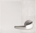 DETENTION PLATE CONCEALED FIX - LEVER 23 ONLY RH STAINLESS STEEL