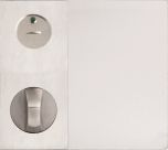 DETENTION PLATE CONCEALED FIX - PRIV IND EMERG TURN ONLY LH STAINLESS STEEL