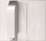 DETENTION PLATE CONCEALED FIX - PULL HANDLE ONLY RH STAINLESS STEEL