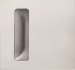 DETENTION PLATE CONCEALED FIX - FLUSH PULL ONLY STAINLESS STEEL