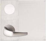 DETENTION PLATE VISIBLE FIX - CYLINDER WITH LEVER 23 LH STAINLESS STEEL