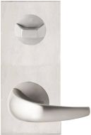 DETENTION PLATE NARROW CONCEALED FIX - STD TURN WITH LEVER 23 LH STAINLESS STEEL
