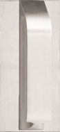 DETENTION PLATE NARROW CONCELAED FIX - PULL HANDLE ONLY STAINLESS STEEL