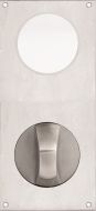 DETENTION PLATE NARROW VISIBLE FIX - CYLINDER WITH KNOB 21 STAINLESS STEEL