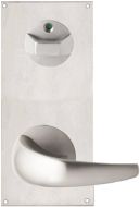 DETENTION PLATE NARROW VISIBLE FIX - PRIV IND TURN WITH LEVER 23 LH STAINLESS STEEL