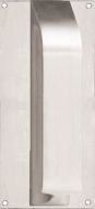 DETENTION PLATE NARROW VISIBLE FIX - PULL HANDLE ONLY STAINLESS STEEL