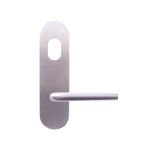 LW RND END FURN /CYL/LE SATIN CHROME