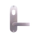 LW RND END FURN /CYL/LEVER SATIN CHROME