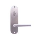 LW RND END FURN /TURN/LEVER SATIN CHROME
