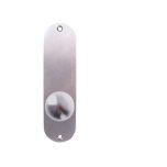 LW RND END FURN /KNOB SATIN CHROME