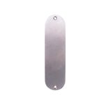 LW RND END FURN /PLATE SATIN CHROME
