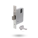 SYNERGY PRIMARY DEADLOCK 60MM MORTISE LOCK WITH ESCAPE RH SATIN CHROME