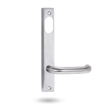 INT SQ END PLATE - CYLINDER AND LEVER 70 BRIGHT CHROME