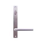 INT SQ END PLATE - STD OVAL TURN AND LEVER 97 SATIN CHROME