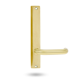INT SQ END PLATE - LEVER 70 ONLY POLISHED BRASS