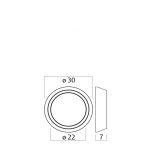 TWIN KEY CYLINDER RING