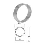 TWIN KEY 5MM CAMLOCK SPACER
