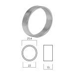 TWIN KEY 15MM CAMLOCK SPACER