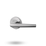 VELOCITY STD 63MM RND ROSE DUMMY HALF SET - L2 SPIRE SATIN CHROME PEARL