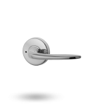 VELOCITY STD 63MM RND ROSE PRIVACY SET - L1 SUMMIT SATIN CHROME