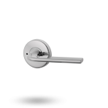 VELOCITY STD 63MM RND ROSE PRIVACY SET - L4 GLIDE SATIN CHROME
