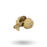 DEADBOLT DC 6PIN 60/70 DP POLISHED BRASS