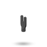 EXT OUTER SLOTTED TAILBAR BLK