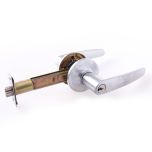 HAWTHORN ENTR SET 127MM LS SATIN CHROME
