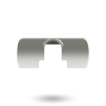 ARIA CONFIX FASTENER COVER SATIN CHROME