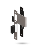 OPTIMUM/INDURO STRIKE KIT - LEFT HAND EXTENDED STRIKE STAINLESS STEEL
