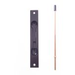 FLUSH BOLT-STD-SURFACE MT-NYLON TIP 12.5mm