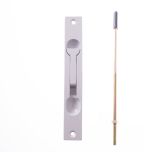 FLUSH BOLT-STD-SURFACE MT-NYLON 'D' TIP