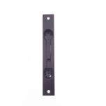 FLUSH BOLT-STD-SURFACE MT-NO ROD BLACK