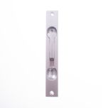 FLUSH BOLT-STD-SURFACE MT-NO ROD SATIN CHROME