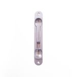 FLUSH BOLT-RECESS MT-NO ROD SATIN CHROME