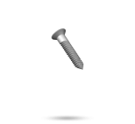 SCR 6Gx10MM CSK BLUNT SS 200