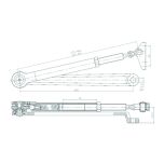7714 SERIES HOLD OPEN ARM ASSEMBLY