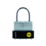 YALE PADLOCK LAMINATED STEEL ZINC 40MM