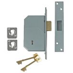 5 DETAINER H/SECURITY M/LOCK SATIN CHROME