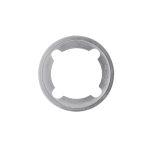 VELOCITY SMALL ROSE SPACER - ROUND SATIN CHROME