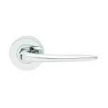 VELOCITY SML 55MM RND ROSE PASSAGE SET - L1 SUMMIT SATIN CHROME
