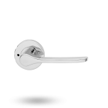 VELOCITY SML 55MM RND ROSE PRIVACY SET - 34 SALTBUSH BRIGHT CHROME