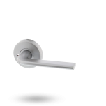 VELOCITY SML 55MM RND ROSE PRIVACY SET - L4 GLIDE SATIN CHROME