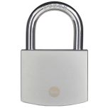 YALE PADLOCK BRASS 70MM - CHROME FINISH