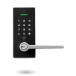 YALE LIBI KEYED DIGITAL LEVER SATIN NICKEL