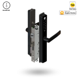 UNITY SLIM SMART LOCK 40BS 4PT ST - ALU RETROFIT NO RODS BLACK