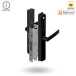 UNITY SLIM SMART LOCK 50BS 4PT ST - ALU RETROFIT NO RODS BLACK